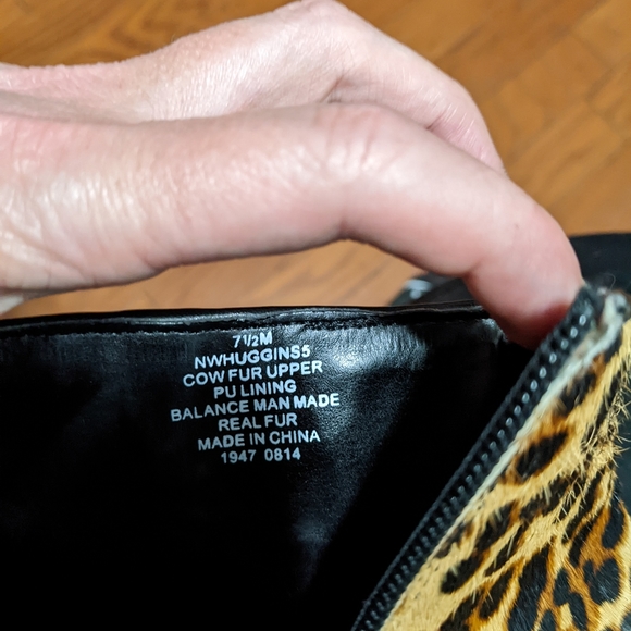 Nine West  leopard booties - Picture 5 of 5